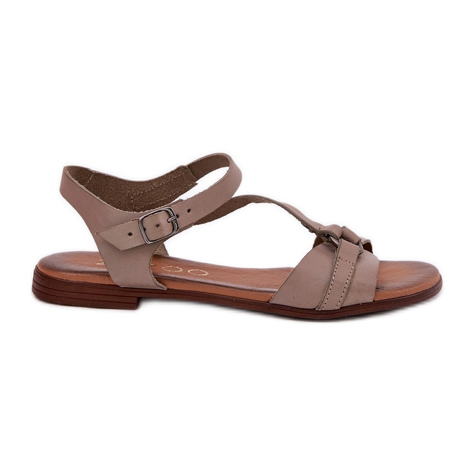 Zazoo 40182 Sandali di vantaggio oscuro delle donne beige
