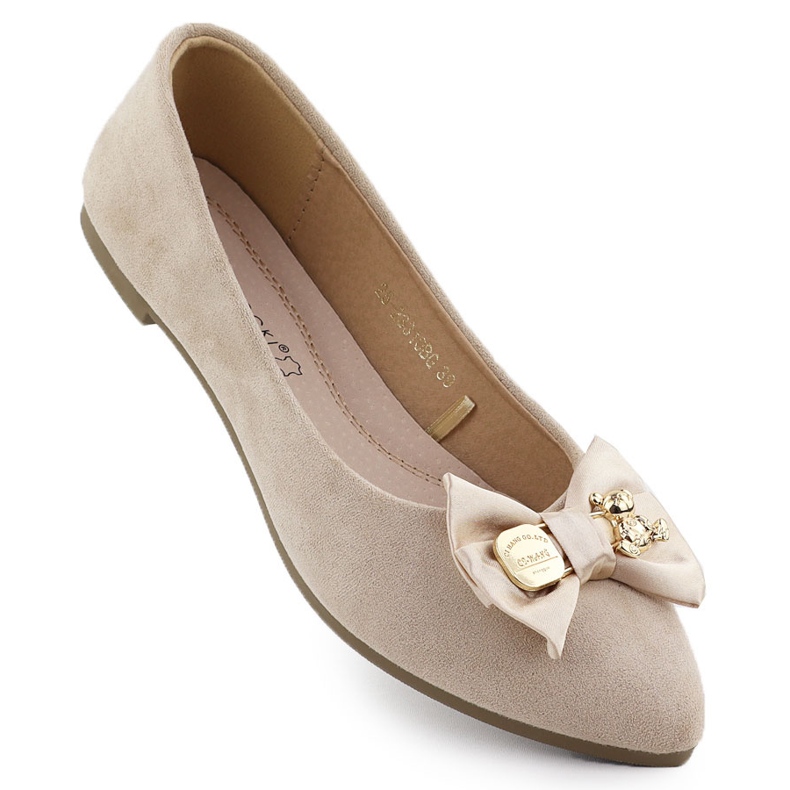 Ballerine femminili con un prua beige potocki bb23310