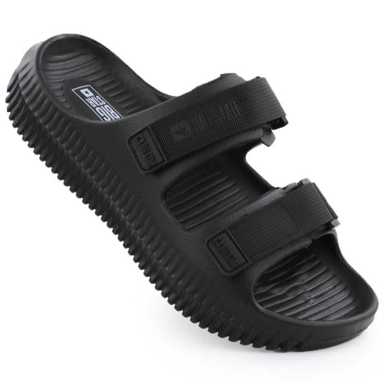 Black Big Star RR274A527 Flip in velcro Beach nero