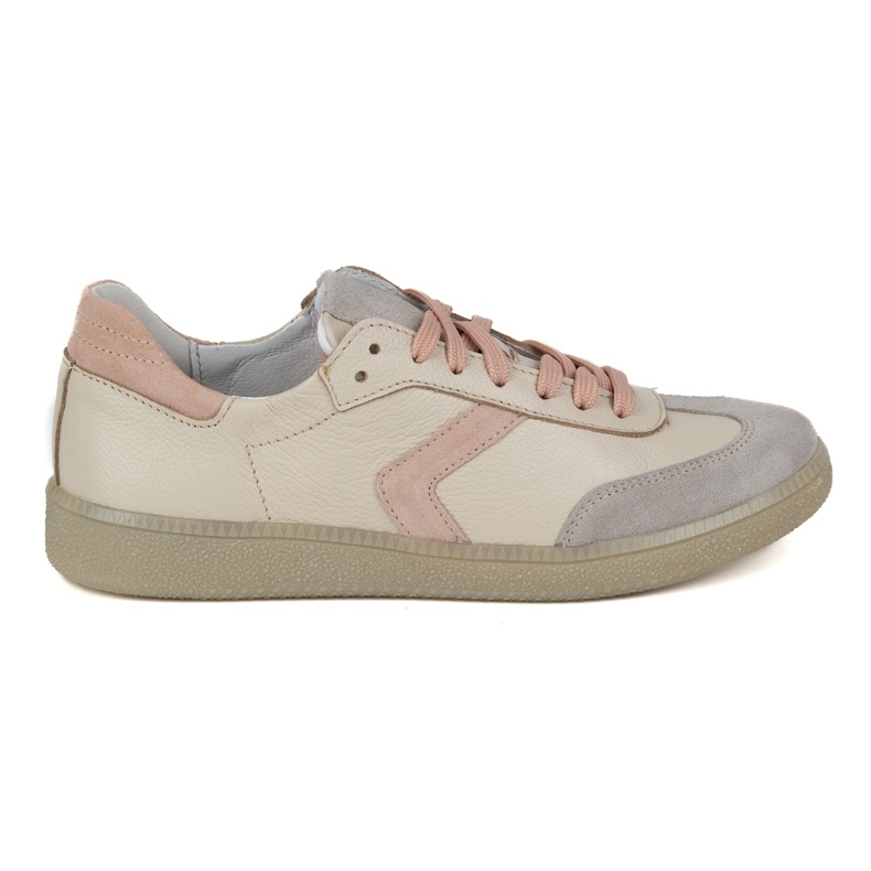Sneaker in pelle da donna Olivier N1091 beige