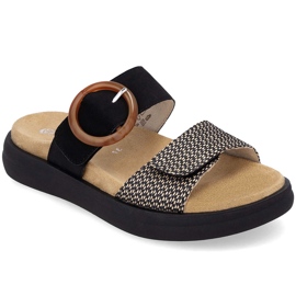Flop velcro da donna Remonte D2N51-03 nero