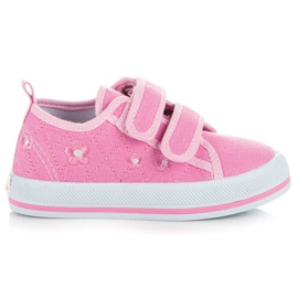 Bona Scarpe da ginnastica per la scuola materna rosa