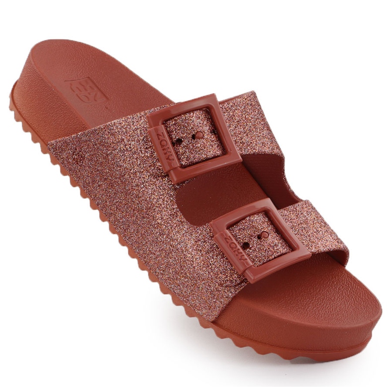 Flip da donna con fibbie da spiaggia da piscina Zaxy RR285025 rosso