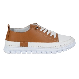 VACARRO Scarpe in pelle da donna 3651 VAC BRONZE CAMEL marrone
