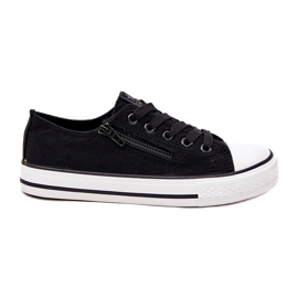 News Pizzo nero -up sneaker basse