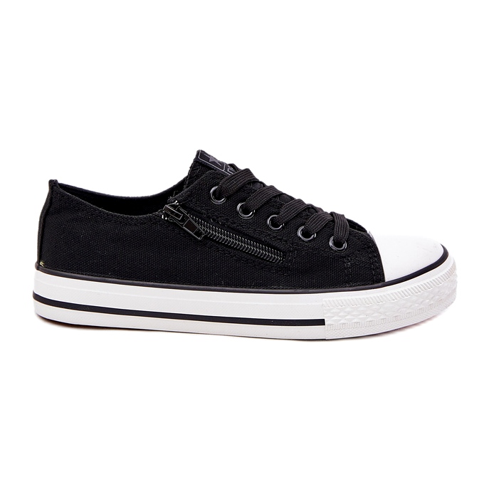 News Pizzo nero -up sneaker basse