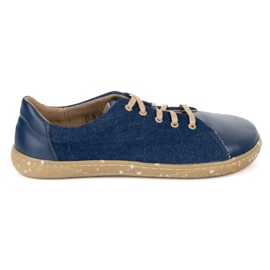 WASAK Scarpe a piedi nudi femminile in pelle minimalista 0771w jeans blu navy