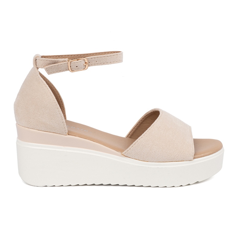 Seastar Sandali da donna in luce su un cuneo bianco beige