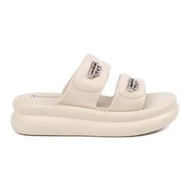 Seastar Luce -Beige Flip delle donne sulla piattaforma
