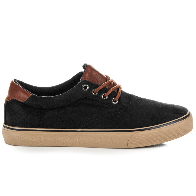 L&H Sneakers in camoscio nero