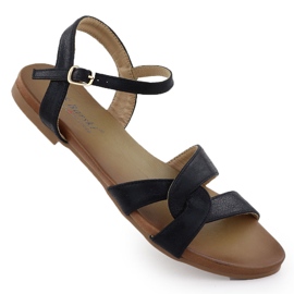 S.Barski Sandali da donna Czarne S. Barski Kv51-022 nero