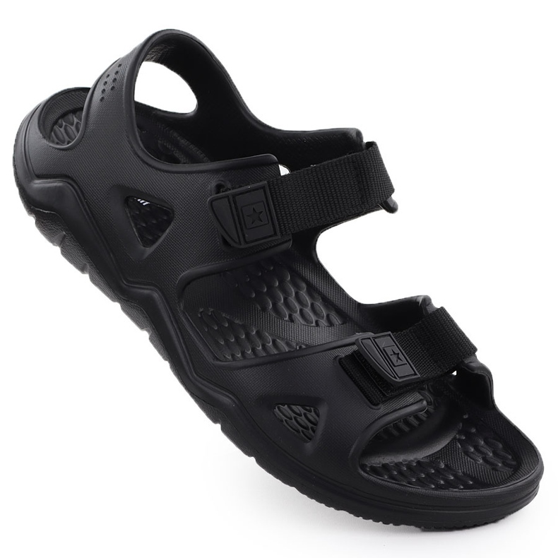 Sandali in schiuma leggera per velcro Big Big Star RR274A512 nero
