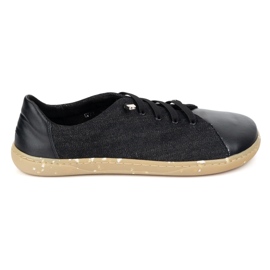 WASAK Scarpe a piedi nudi femminile in pelle minimalista 0771w jeans neri nero