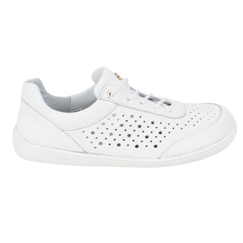 Olivier Sneaker minimaliste da donna a piedi nudi 1769pol Openwork bianco bianca
