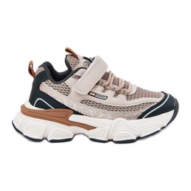 Scarpe sportive per sneaker per beige in velcro