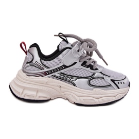 Sneaker per bambini su una sola suola d'argento Xairana