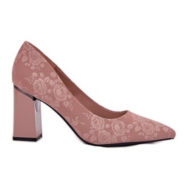 Vinceza Eleganti pompe sul palo rosa Vincez 62223