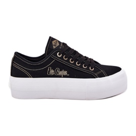 Sneaker materiali da donna sulla piattaforma Lee Cooper LCW-25-31-3431L nero