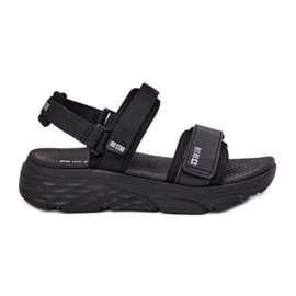 Sandali sportivi femminili sulla piattaforma nera di Big Star RR274A077 nero