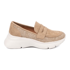 Seastar Scarpe beige con suola spessa