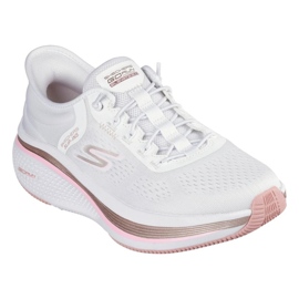 Skechers Schechers Slip-INSS GO RUN ELETE 2.0-Banyan 129006-WPK scarpe bianco
