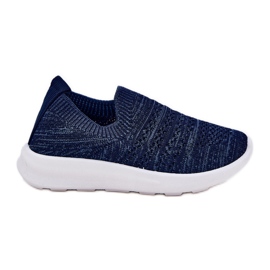 Scarpe sportive blu navy inserite per bambini