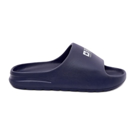 Slifori di schiuma maschile con il logo Big Star RR174A014 Navy Blue