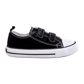 Scarpe da ginnastica con velcro per bambini Big Star OO374008 Nere nero