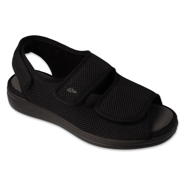 Dr.ORTO Befado sandali da donna con fondo in velcro 077D001 nero