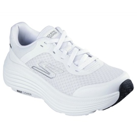 Scarpe da corsa skechers 129470 wbk białe bianca