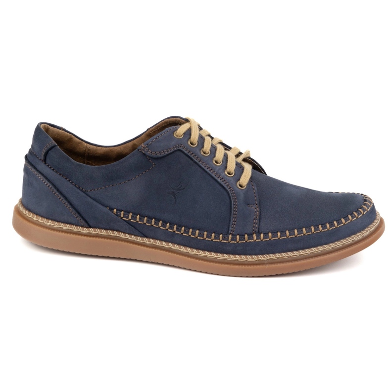 Antex Scarpe in pelle maschile casual model 313gt blu navy blu