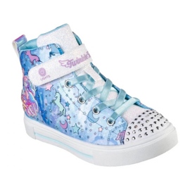 Skechers Scarpe Schechers S Luci scintillanti scintilla un sole un giorno da sole 314800l-blmt blu