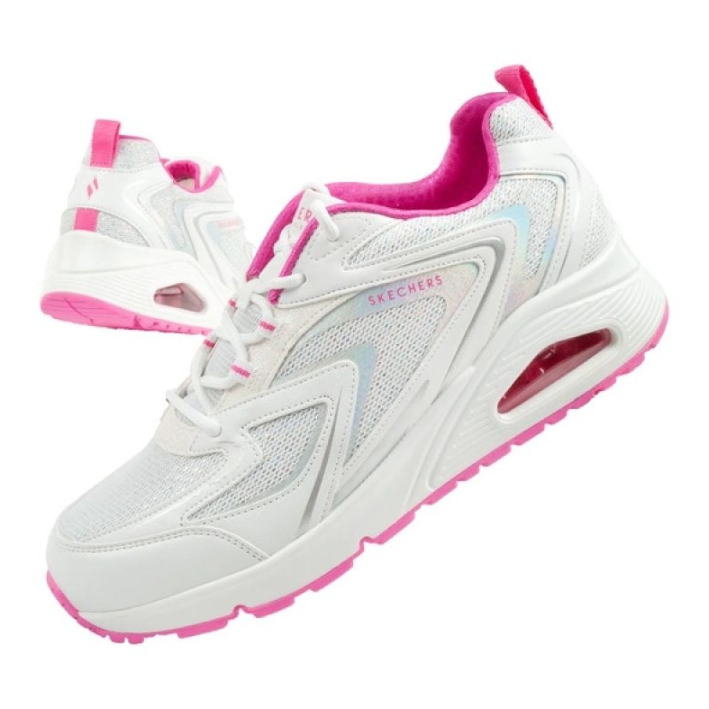 Skechers Schechers Uoo Wavy 310555L/WPK Scarpe bianca
