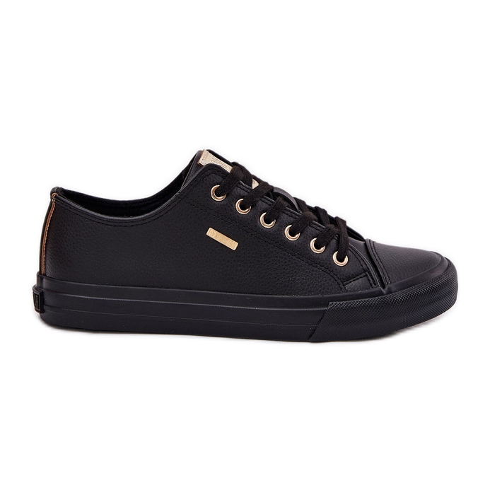 Sneaker femminili con Eco Leather Big Star RR274749 Black nero