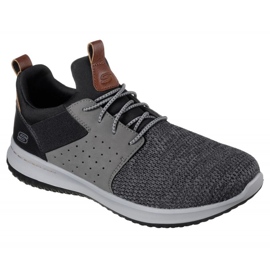 Scarpe Skechers Delson Camben 65474Bkgy grigio