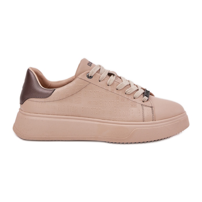 Sneaker femminili con Eco Leather Big Star RR274259 Beige