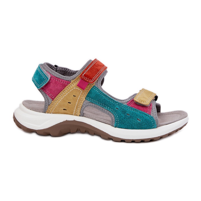 Sandali in pelle femminile McKeylor 95347 Multikolor multicolore