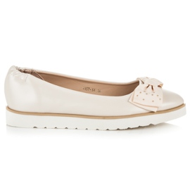 Vices Ballerina con fiocco marrone