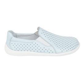 Olivier Scarpe da donna a piedi nudi da donna Openwork minimalista Sluned 1308Pol Blue