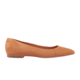 Marco Shoes Ballerre in pelle femminile 1964P-043-1 beige