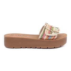 Seastar Infradito da donne multicolori con una fibbia multicolore Seastar Infradito da donne multicolori con una fibbia multicolore