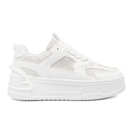 Scarpe sportive bianche da donna bianca