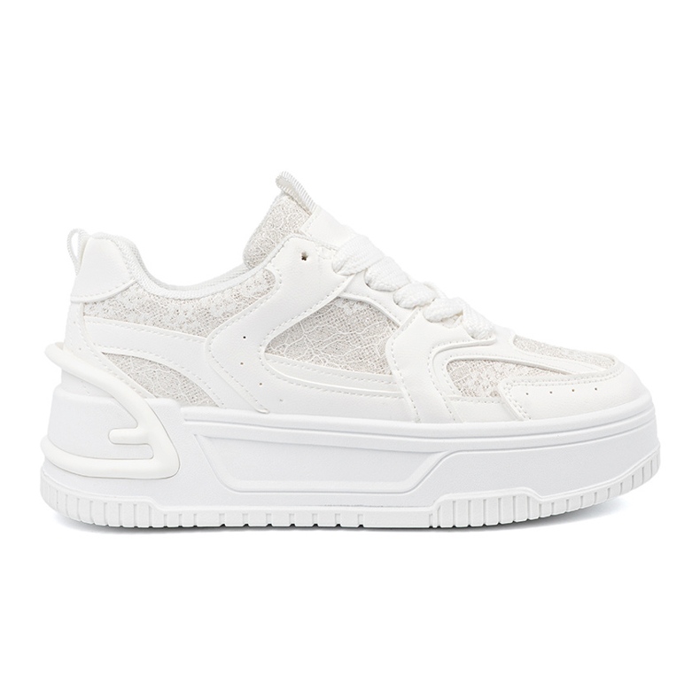 Scarpe sportive bianche da donna bianca
