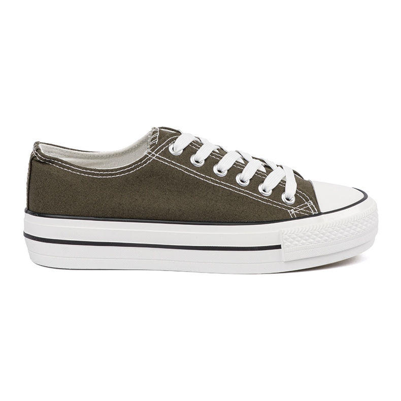 Sneaker verde scuro delle donne