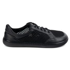 WASAK Scarpe a piedi nudi femminile in pelle minimalista 0772sw nero