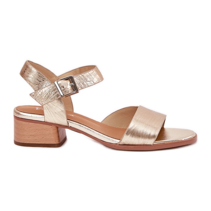 Sandali in pelle Maciejka N6802-25 d'oro