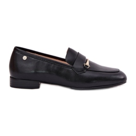 Scarpe in pelle da donna Maciejka K6809-01 Nero