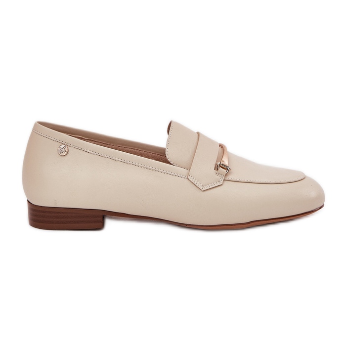 Scarpe in pelle da donna Maciejka K6809-04 beige