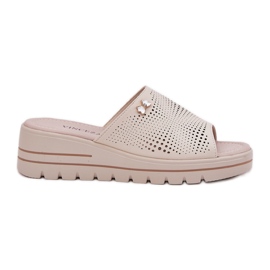 Flip in pelle femminile Flip Vinceza 41477 beige
