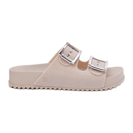 Fraghi da donne profumati con fibbie e glitter Zaxy RR285056 beige